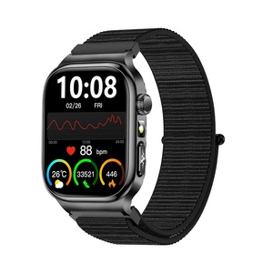 นาฬิกาอัจฉริยะ TK18 AMOLED ECG วัดอัตราการเต้นของหัวใจ วัดออกซิเจนในเลือด วัดอุณหภูมิร่างกาย กันน้ำ IP68 รองรับการโทรผ่านบลูทูธ แบตเตอรี่ 650mAh นาฬิกาออกกำลังกายอัจฉริยะ - Product Image 5