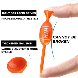 Olive Shape Plastic <b>Golf</b> Tees Durable For Long Drives Stable Ball Placement - Product Image 1
