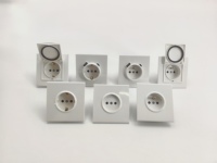 Interruptor de Pared Resistente al Fuego, sin Bordes, Estilo Francés/Alemán, para Proyectos de Cableado en Apartamentos y Edificios Comerciales
