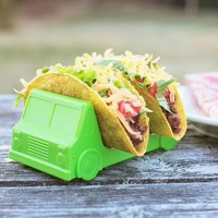Porte-tacos en métal en forme de voiture Étagère de rangement pour crêpes Support pour crêpes mexicaines Clip pour rouleaux de tortillas Présentoir pour tartes à pizza Plats