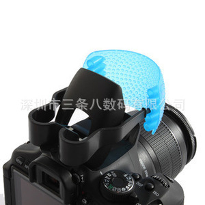 Three Eight <b>Flash</b> Diffuser Cover White Orange Blue Universal Plastic Hot Shoe Mount Portable <b>Camera</b> <b>Flash</b> Light Accessory - Product Image 3