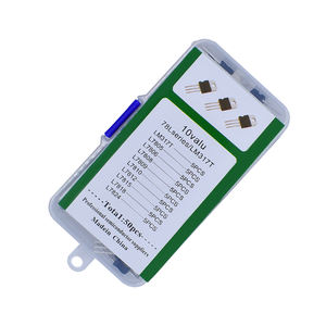 LM317T L7805 L7806 L7808 L7809 L7810 L7812 L7815 L7818 L7824 Kit d'assortiment de transistors 50PCS Boîte de régulateur de tension 10 valeurs - Product Image 2