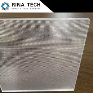 Plaque guide-lumière PC Rina Tech 10 mm, procédé de moulage par injection, luminescence uniforme pour éclairage de menu. - Product Image 2
