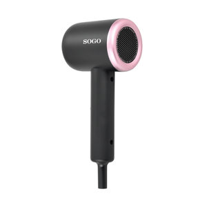 Asciugacapelli Sogo 1000W con Motore DC Nero Rosa per Uso in Viaggio - Product Image 1
