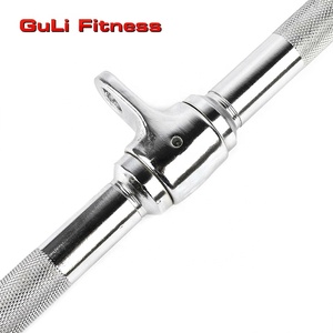 Barra Recta Giratoria Guli Fitness de 20 Pulgadas, Barra de Acero Resistente para Ejercicios de Bíceps, Tríceps, Curl, Press, Push, Pull, Lat, Multi-Gym - Product Image 3