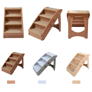 Escaliers <span class=keywords><strong>pour</strong></span> animaux de compagnie, antidérapants et légers, en plastique, rampes pliables <span class=keywords><strong>pour</strong></span> l'intérieur. - Product Image 2