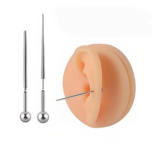 Thép không gỉ đâm thủng kim ren chèn kim dùng một lần đâm thủng công cụ cơ thể xuyên côn xuyên hướng dẫn - Product Image 4