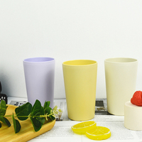 Échantillon gratuit de gobelets en PLA de 15oz et 420 ml, avec logo personnalisé, de haute qualité, pour enfants et adultes, respectueux de l'environnement, pour fête et mariage