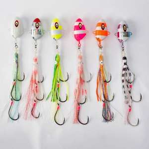 J18 Inchiku Jig Leurre <span class=keywords><strong>de</strong></span> pêche en métal Jig Assist Hook Jigbait Gang Snapper Dhufish Leurres <span class=keywords><strong>de</strong></span> pêche en eau salée - Product Image 1