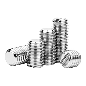 SUS304 Stainless Steel Slotted Flat Point Set Screw Rust And Corrosion Resistant Screw Factory Wholesale Price Full Sizes Supply - Product Image 4