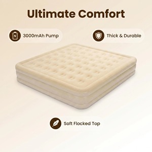 Colchón Inflable Portátil de Tamaño Queen, Personalizado, con Bomba Integrada, para Interiores y Exteriores, para Camping - Product Image 2