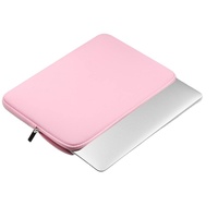 Pochette de rangement pour ordinateur, sacoche en néoprène de couleur unie pour pc portable, vente en gros,