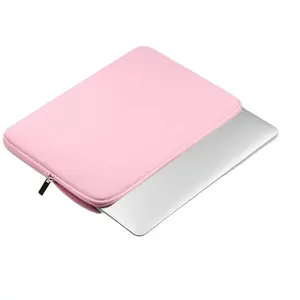 wholesale custom solid color Neoprene computer bag portable notebook liner bag storage tablet laptop sleeve bag