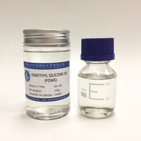 Huile de silicone 10 cst Diméthylpolysiloxane Polydiméthylsiloxane pour fluide thermique de lyophilisateur et bain d'huile à haute température