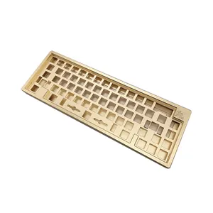 Metal Keyboard Custom Mechanical Keyboard Anodized Aluminum Alloy Shell Keyboard Parts Cnc Machining