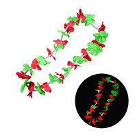 Hawaii en plastique écologique Hula Flower Leis Mix Designs Hawaiian Leis Wholesale Romantic Party Supplies for Gifts & Events