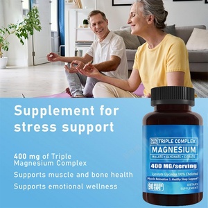 Cápsulas de Glicinato de Magnesio y L-Treonato OEM para la Salud, el Sueño y la Recuperación Muscular, Vitaminas para Adultos - Product Image 2