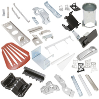Fabrication de tôles métalliques, accessoires de quincaillerie personnalisés non standardisés, pièces d'estampage en acier avec peinture électrolytique noire
