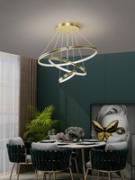 Lustre de salon nordique moderne et simple, éclairage d'ambiance luxueux, lampes créatives, idéal pour chambre, bar, salle à manger, style célébrité internet