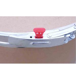 Tambor de Transporte de 12 Galones, Papel Kraft Marrón, Base de Hierro, Tapa de Hierro, Anillo de Acero - Product Image 5