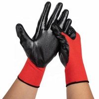 Gants de travail en nitrile pour hommes Luvas avec poignée, pour entrepôt, mécanicien, construction, jardinage, travail du bois, résistant à l'huile Ce 3121X