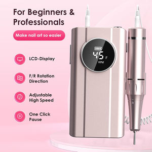 Airsee ที่ตะไบเล็บอะคริลิคไฟฟ้าแบบมืออาชีพชาร์จไฟได้เครื่องทำเล็บมือเล็บเท้า - Product Image 4