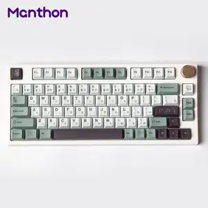 141 Keys GMK Mist Fog Theme Key Caps For MX Switch Mechanical Keyboard PBT Dye Subbed Cherry Japanese Minimalist Keycaps