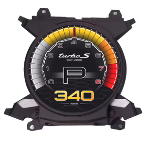 LCD Mart Đồng hồ bấm giờ với hiển thị kỹ thuật số Chrono đo cho Porsche Cayenne 2018-2023 cho Porsche Panamera 2016-2023 - Product Image 1