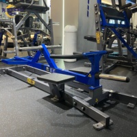 Máquina de remo con barra en T Kaishi para gimnasio, para esculpir la espalda, con carga de placas, peso libre, certificación CE