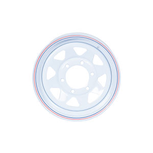 Roues et jantes de <span class=keywords><strong>remorque</strong></span> en acier blanc de 14 à 16 pouces avec 5/6 <span class=keywords><strong>trous</strong></span>, marque JINGSHA, garantie de remplacement de <span class=keywords><strong>3</strong></span> ans, roues pour remorques de voiture - Product Image 2