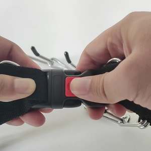 Collar de Adiestramiento para Perros Ajustable, Moderno y Sólido, con Púas, Función de Estrangulamiento, Cadena Martingala y Tapas de Goma - Product Image 6