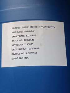 โมโนเอทิลีนไกลคอล (MEG) ความบริสุทธิ์สูง 99% (CAS 107-21-1)-ZerayChemical เกรดอุตสาหกรรม แอลกอฮอล์ สารป้องกันการแข็งตัว - Product Image 2
