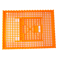 Cage de transport pliable en plastique pour poulets, pigeons, colombes, canards, volailles, cages à batterie