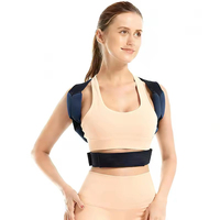 Attelle de Correction Posturale Élastique et Respirante en Polyester FSPG avec Soutien Claviculaire et Lombaire pour l'Amélioration de la Posture et le Soulagement de la Douleur