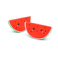 Jouet de décompression en forme de fruit simulé en PU, anti-stress à rebond lent, jouet anti-stress en forme de pastèque à remontée lente
