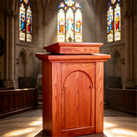Pupitre religieux en bois de haute qualité pour la prédication, lutrin de lecture dévotionnel pour l'Église catholique