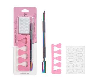 Poussoir à cuticules pour ongles Papier de verre auto-adhésif 100/240 Recharge remplaçable Papier de sable pour outil de traitement de manucure pré-polissage - Product Image 2