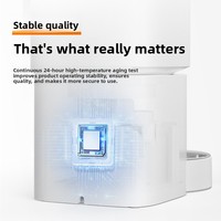 Distributeur automatique intelligent pour animaux de compagnie 6L avec contrôle par application WiFi 2.4G, repas programmés, prise en charge des aliments secs 14mm et batterie de secours
