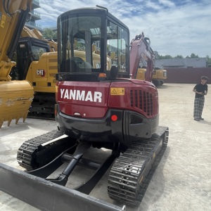 Miniexcavadora YANMAR ViO35-5B Usada de 3.5 Toneladas con Giro Cero y Sistema Hidráulico - Product Image 1