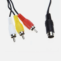 Cable AV Compuesto RCA para Consola SEGA Mega Drive 2, Cable de Audio y Video para TV, Repuesto para SEGA Genesis 2 y 3