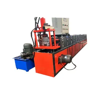 Fully Automatic Galvanized Steel Cold Roll Shutter Door Slat Channel Rolling Forming Machine Frame Purlin Bending Machines