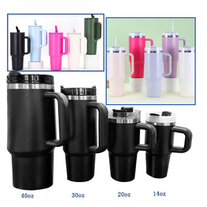 Ly giữ nhiệt hai lớp thép không gỉ 40oz cao cấp, bán chạy năm <span class=keywords><strong>2025</strong></span>, kèm tay cầm, ống hút và nắp đậy - Product Image 4