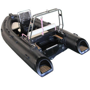 家族に優しい430グラスファイバーリブインフレータブルボート1.2mm厚電気釣りエンターテインメントドリフトリブボートウォータースポーツ - Product Image 5