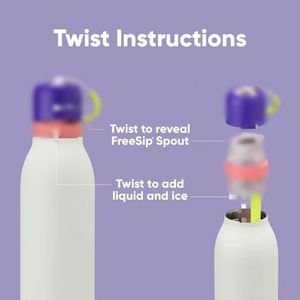 304 Stainless Steel Portable Thermos Cup Large Capacity Outdoor Sports <b>Kettle</b> with Double Straw Same Style Drinking Bottle - Product Image 4