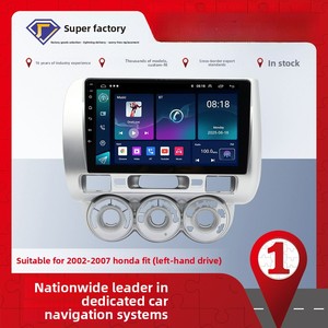 9 ''กรอบวิทยุในรถยนต์ระบบแอนดรอยด์ไร้สาย CarPlay Android Auto GPS Rds HIFI รองรับ AHD CAM สำหรับฮอนด้าฟิต2004-2010 - Product Image 2