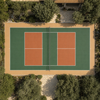 UV-beständige PP-Verbundplatten für die Renovierung von Outdoor-Tennisplätzen mit schneller Entwässerung