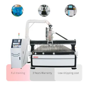 MISHI 1325 2040 3D ATC Cnc Router Wood Sculpture Auto Tool Change 1325 Nesting Cnc Router Machine