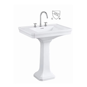 <span class=keywords><strong>T</strong></span>ầng gắn bóng trắng hình chữ nhậ<span class=keywords><strong>t</strong></span> hình dạng Lavabo gốm cupc <span class=keywords><strong>t</strong></span>àu rửa bồn rửa phòng <span class=keywords><strong>t</strong></span>ắm bệ lưu vực cho khách sạn nhà - Product Image 2