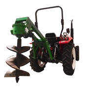 Foret de tarière hydraulique à 3 points pour tracteur agricole, foreuse de trous de poteaux, excavatrice agricole, avec roulement haute performance