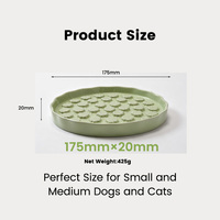 JEMOW Gamelle en céramique arrondie non toxique pour chats et chiens, pour une alimentation lente, usage quotidien, accessoires d'alimentation pour animaux, bol distributeur